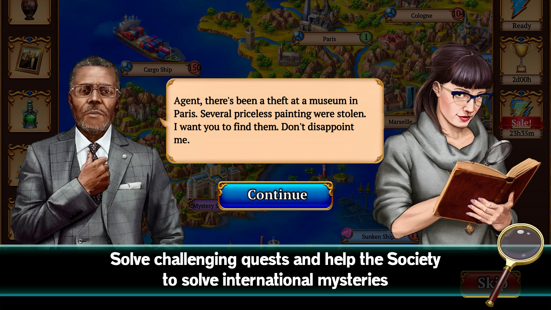 Hidden Object - Mystery Society 3: Hidden Pursuit - App on the Amazon ...