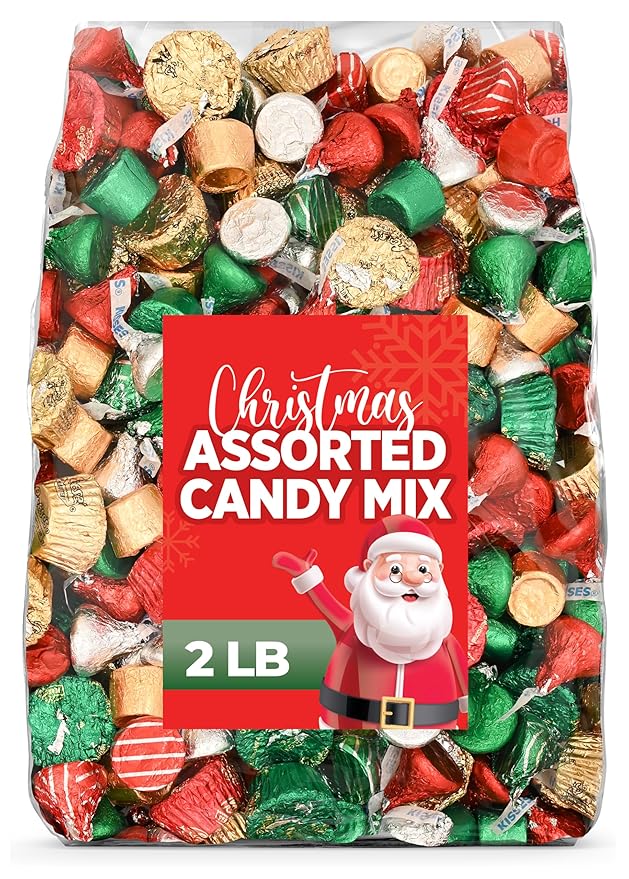 Assorted Individually Wrapped Holiday Chocolates - craft supply for holiday DIY projects and crafts