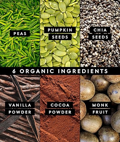 Miniatura 100 de TRUVANI – Polvo de proteína a base de plantas – Proteína orgánica certificada USDA en polvo, vegano, sin OMG, sin gluten