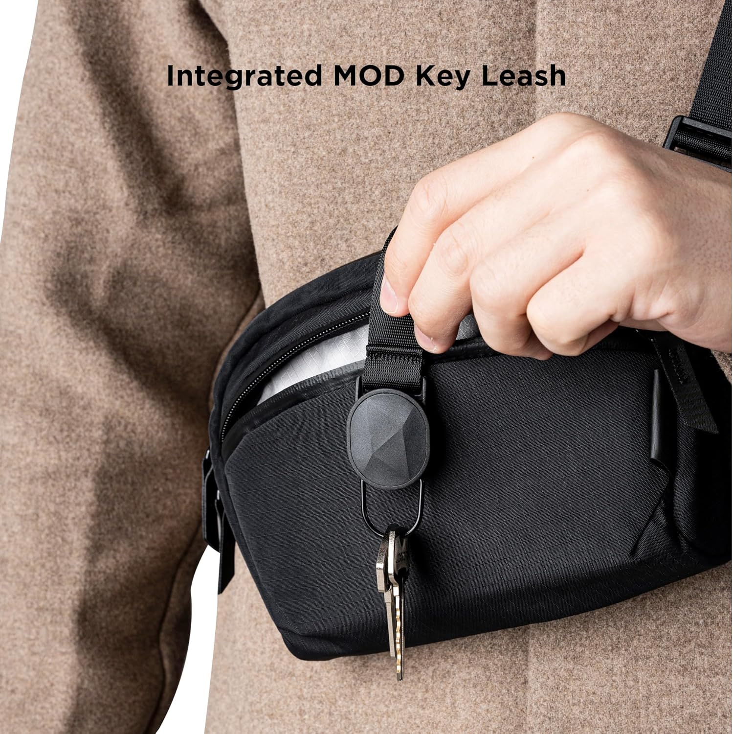 ALPAKA Flight Sling Bag 1L - Small Men's Crossbody Bag with Adjustable & Detachable Shoulder Strap - Tech Organizer - Image 6