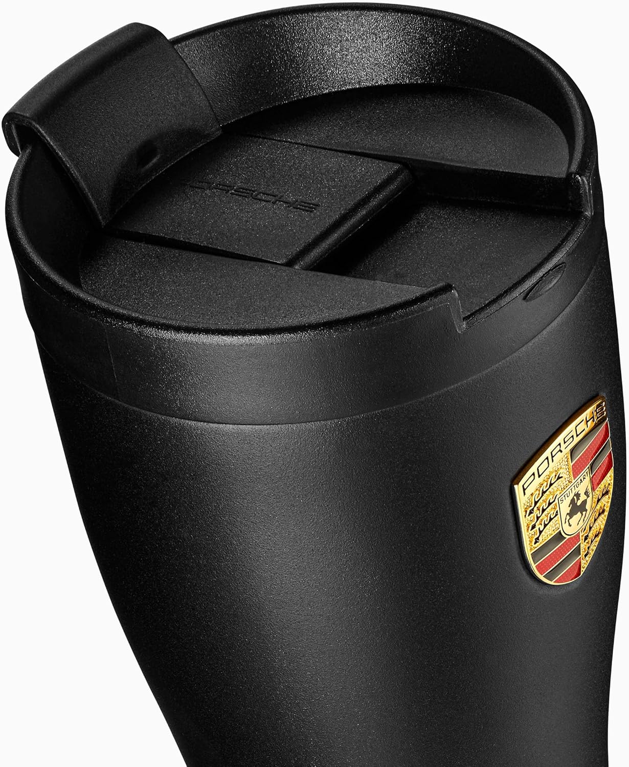 Porsche Matte Black Thermal Coffee Tumbler - Image 2