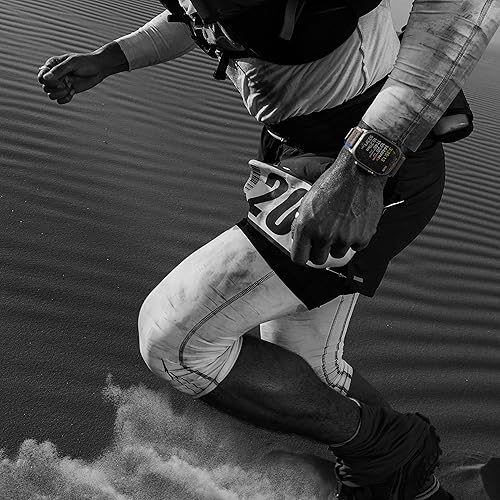 Miniatura 4 de Apple Watch Ultra - Funda de titanio con bucle alpino Starlight GPS + Cellular de 1.929 in, tamaño pequeño (renovado)