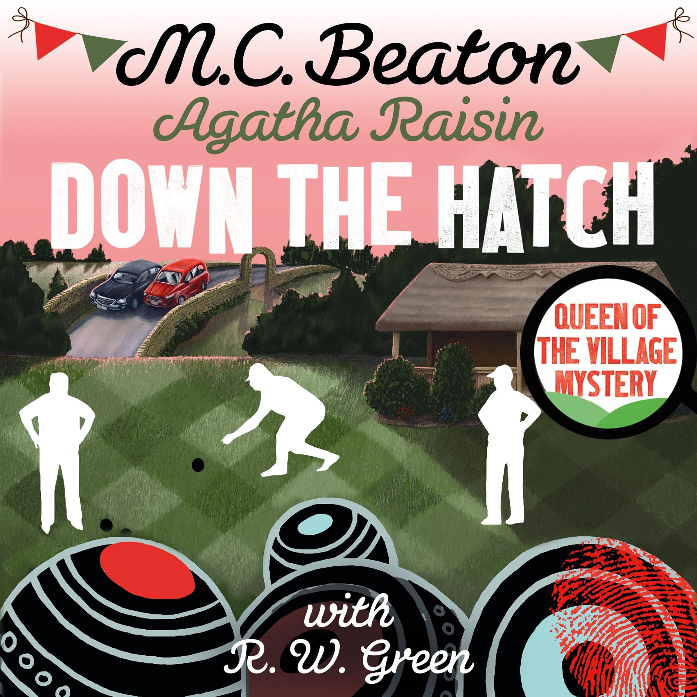 Cover art for Agatha Raisin in Down the Hatch