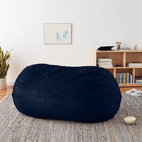 Miniatura 4 de Sofa Sack - Sillón puff, tumbona de 7.5 pies, color carbón, solo funda