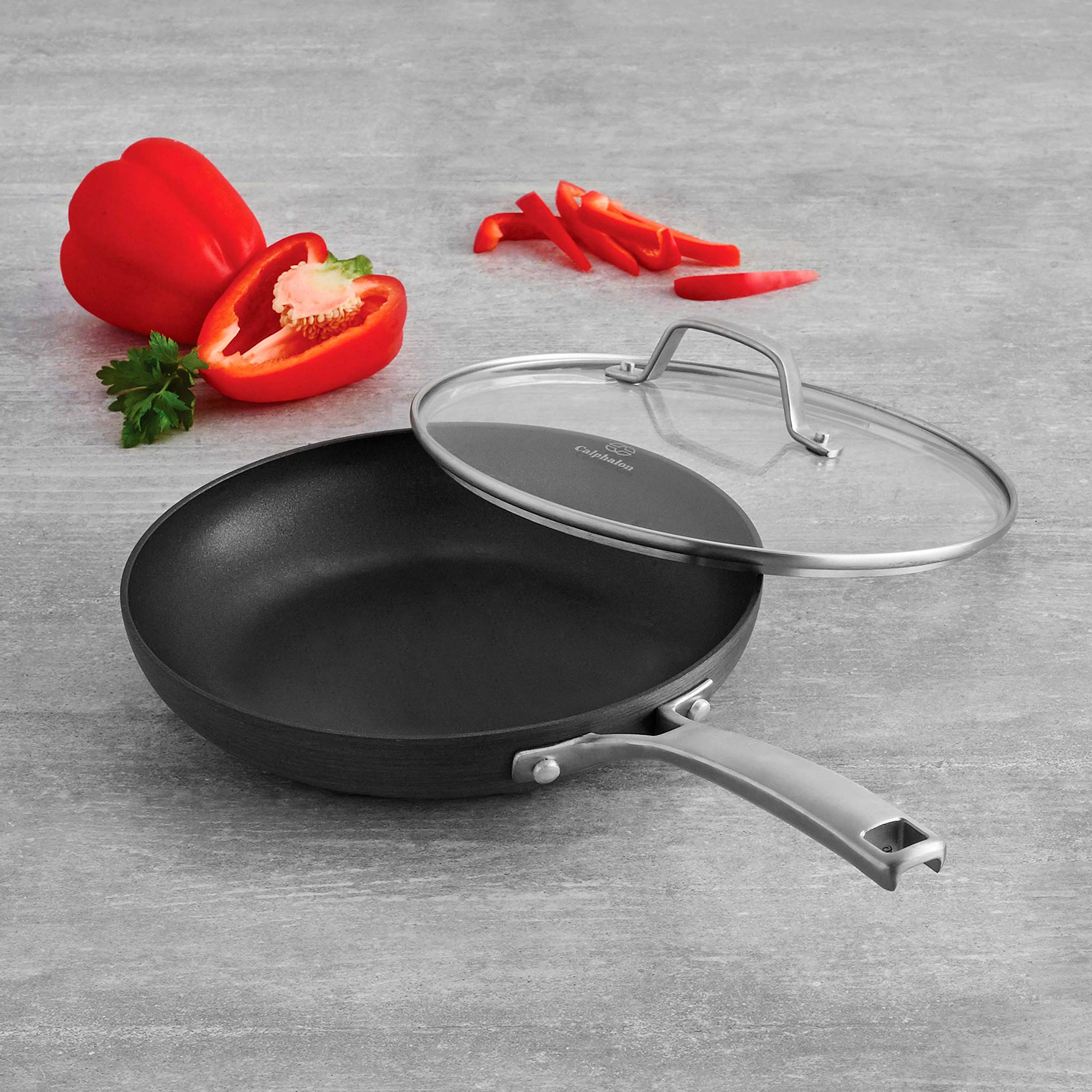Calphalon カルファロン　10インチ　フライパン Amazon.com: Calphalon Tri-Ply Stainless Steel 10-Inch Omelette Fry