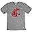 Blue 84 Men\'s Washington State Cougars Tri-Blend T-Shirt Vintage Icon Heather Grey, Grey, Small