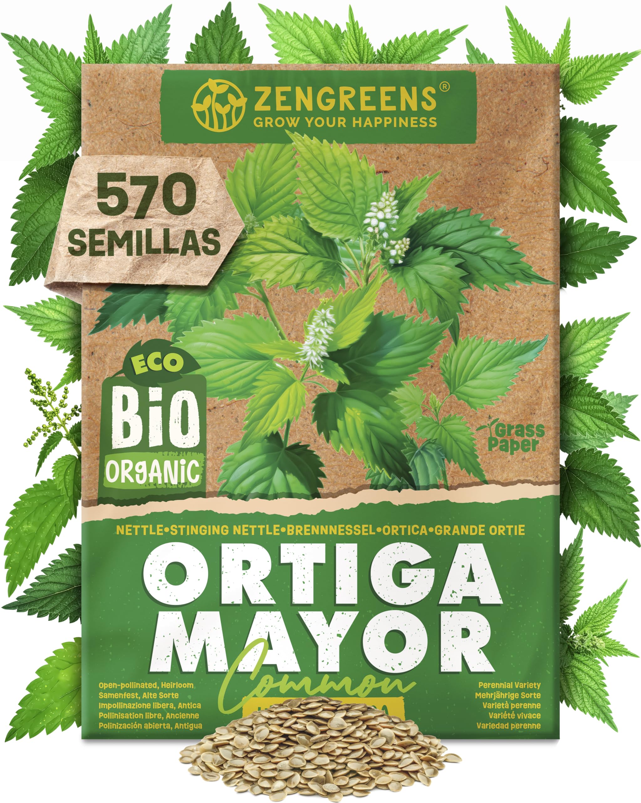 ZenGreens® - Set de semillas de hierbas medicinales y para infusiones eco - 10 variedades para cultivar fácilmente en el jardín, balcón o parterre elevado - Sementes verduras — view 21