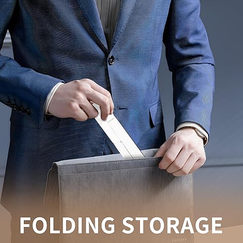 Miniatura 7 de Soporte para monitor portátil y soporte para tableta ajustable, plegable, ligero, compatible con la mayoría de tabletas, Kindle Fire y teléfonos