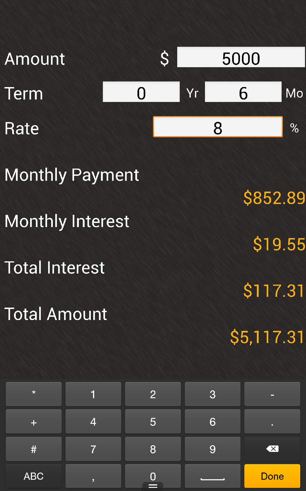 Loan Calculator - App on Amazon Appstore