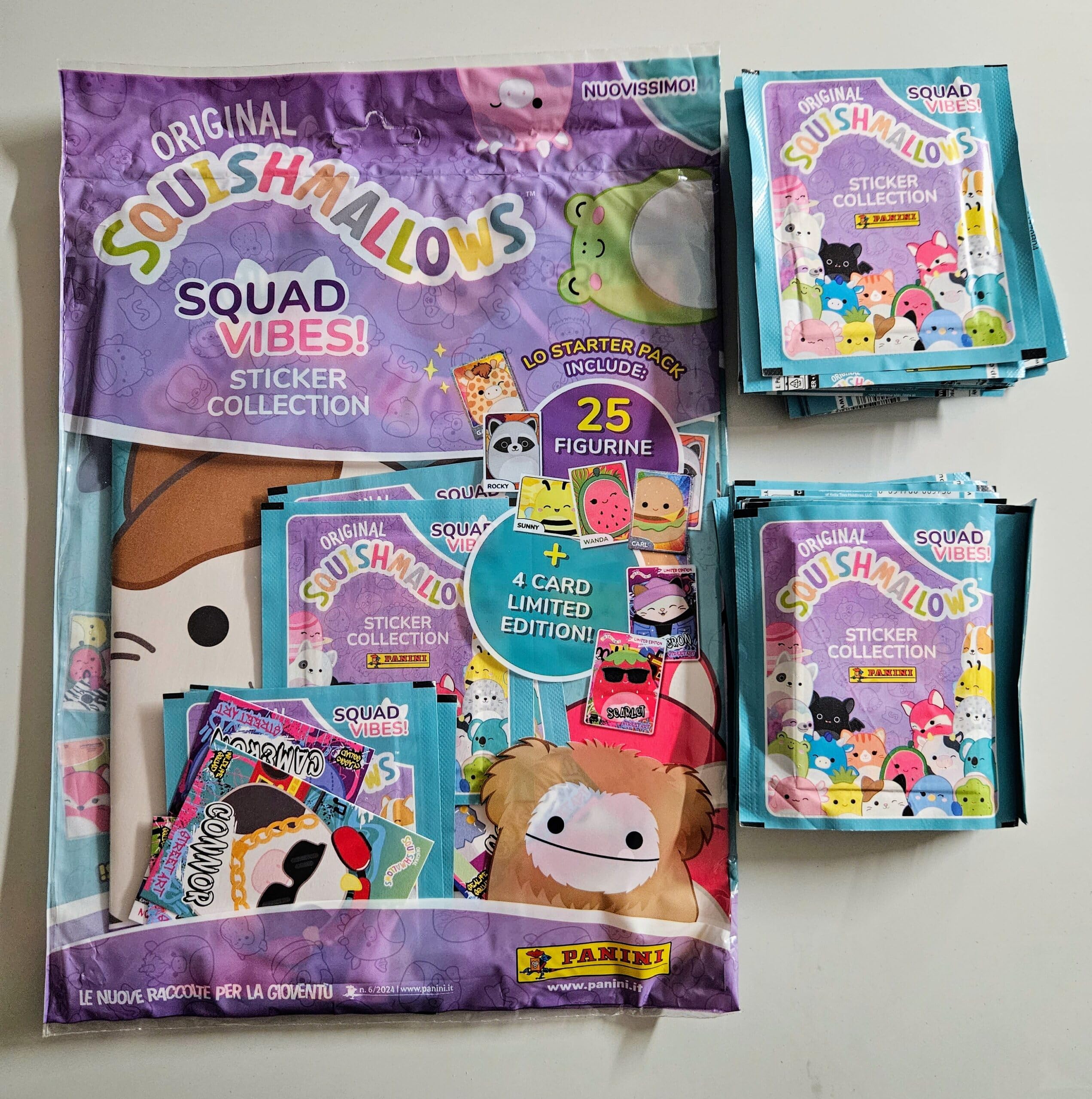 manuelkant Special Pack Album + 50 Sachets of Figures for Squishmallows Squad Vibes!
