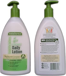 Babyganics Daily Lotion Chamomile Verbena, 17 Ounce, 2 Pack2