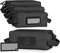 Vista 13 de Savior Equipment Paquete de 4 bolsas tácticas Loose Sacs, para munición de armas de fuego, con parches de identificación incluidos, funda blanda