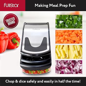 Fullstar Essential - Vegetable Chopper & Mandoline Slicer - 7 Blades