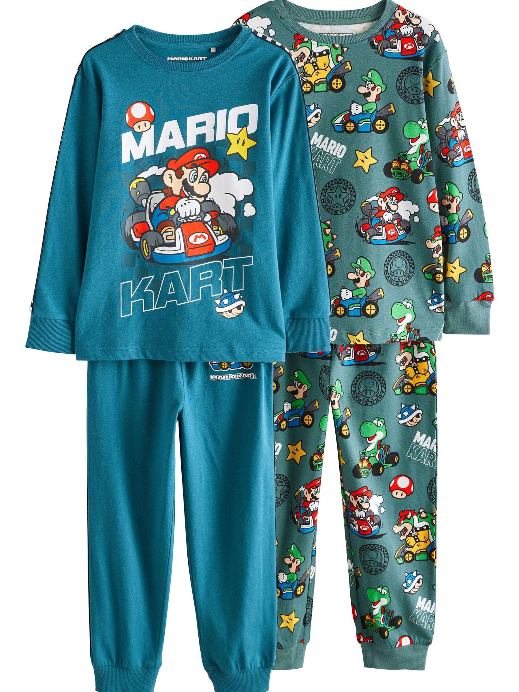 NEXT Ragazzo Confezione 2 Pigiami con Pantaloni da Jogging