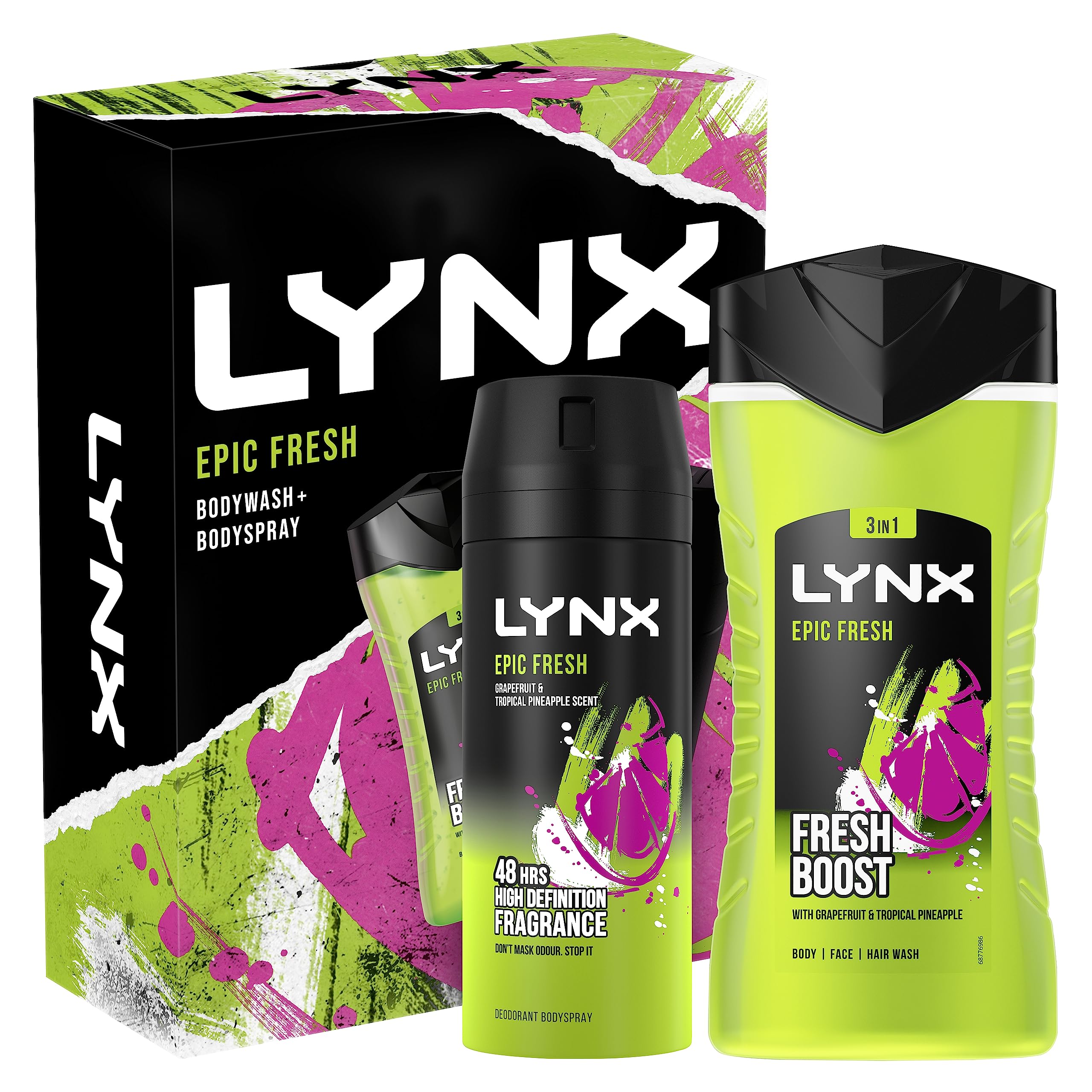 Buy LYNX Epic Fresh Duo Body Spray Gift Set Body Wash & Deodorant