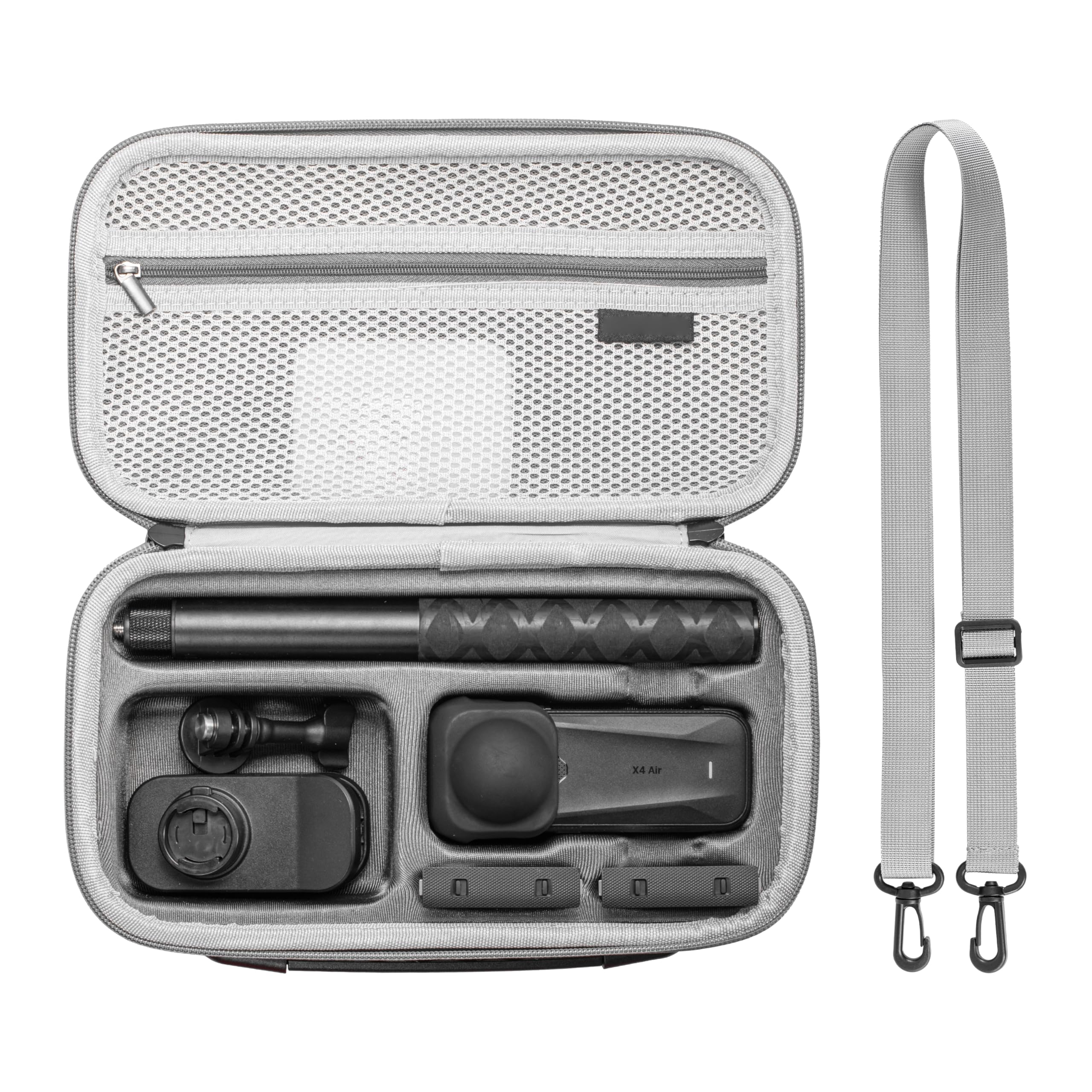 X4 Air Tasche Hülle für insta360 x4 Air Objektivschutz Tragetasche Schutzhülle Hartschale Case Reiseschutz mit Karabiner für Insta 360 Zubehör