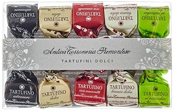 Antica Torroneria Piemontese Tartufini Truffle Chocolates in Gift Box from Italy (1 x 70 g)