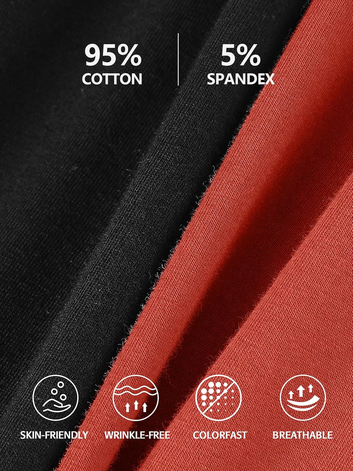 ATTRACO Women 3 Pack Cotton Camisoles wtih Shelf Bra Adjustable Spaghetti Strap Tank Tops - Image 7