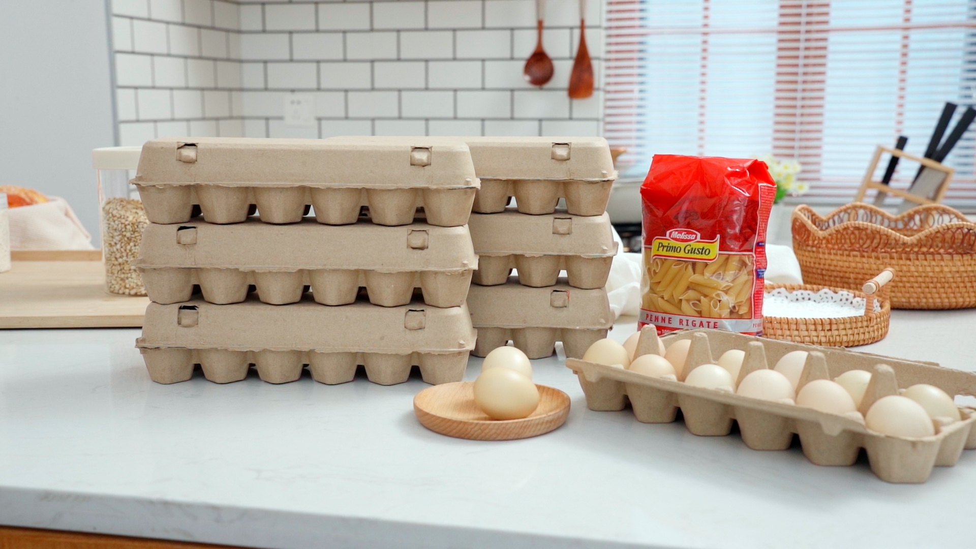 Lot De 20 Boîtes à Œufs En Carton Vierges - Pour 12 Œufs, Pâte Jaune, Rangement Ferme/Maison