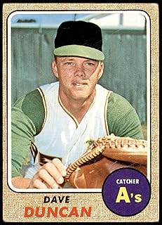 1968 Topps # 261 Dave Duncan Oakland Athletics (Baseball Card) VG Athletics