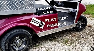 Fits Club Car DS Golf Cart Diamond Plate Rocker panel Inserts & Kick plate 3 pc kit