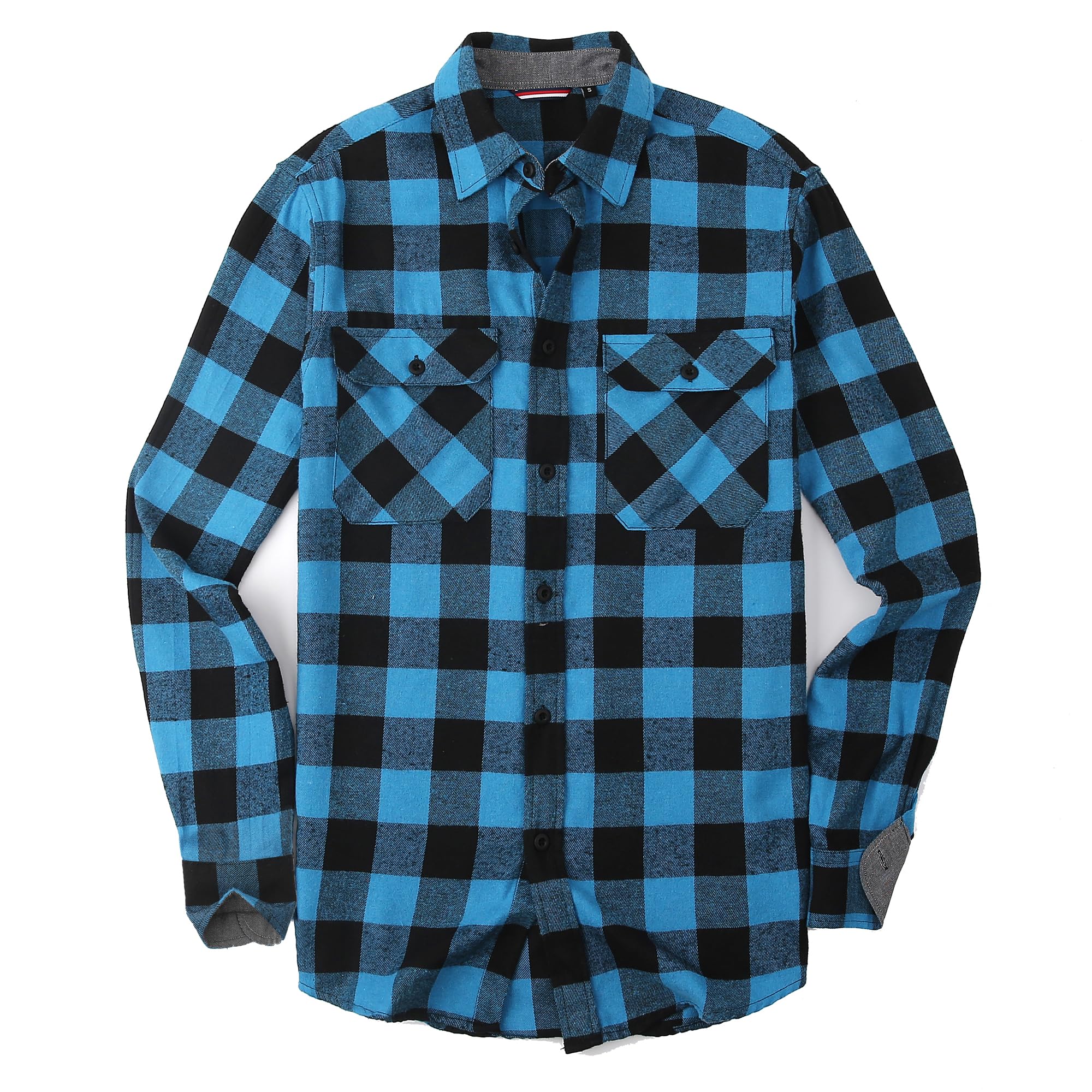Alex Vando Mens Button Down Shirts Flannel Shirt Long Sleeve