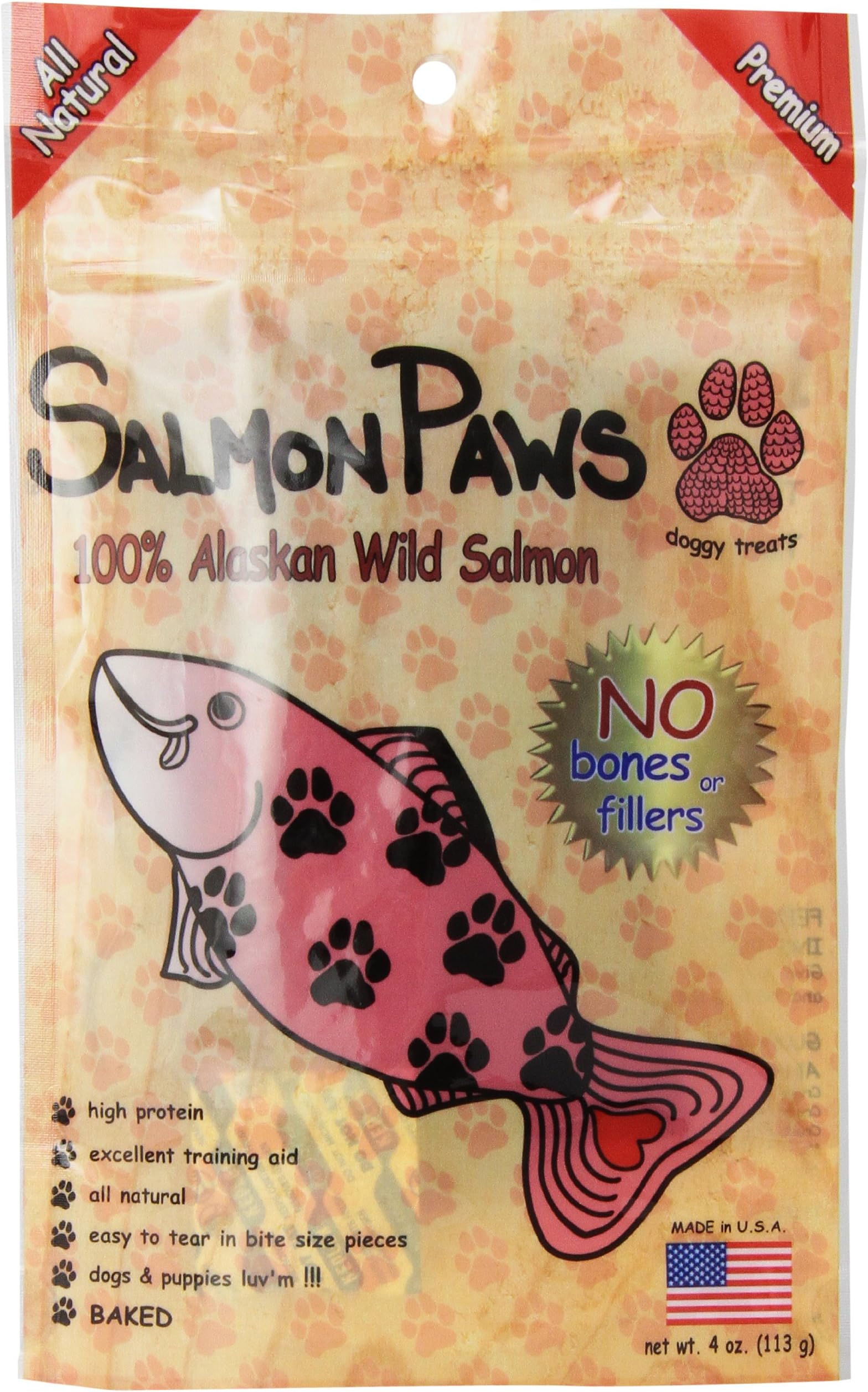 Salmon Jerky Treats, 4 Ounce
