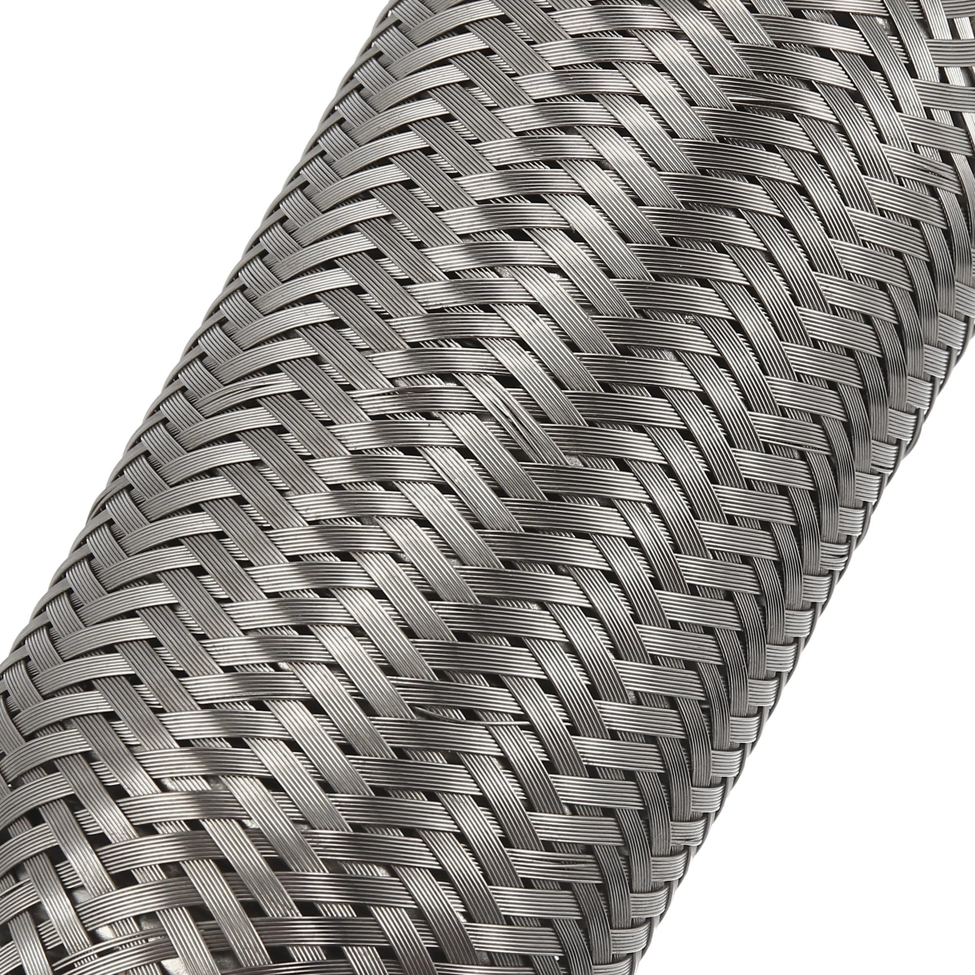 Vehicle Silencer 45/50/55/65/70/75mm tłumik samochodowy elastyczna rura wydechowa elastyczne rurki złącze wydechowe ze stali nierdzewnej Tłumik do Samochodu(50x155x250mm)