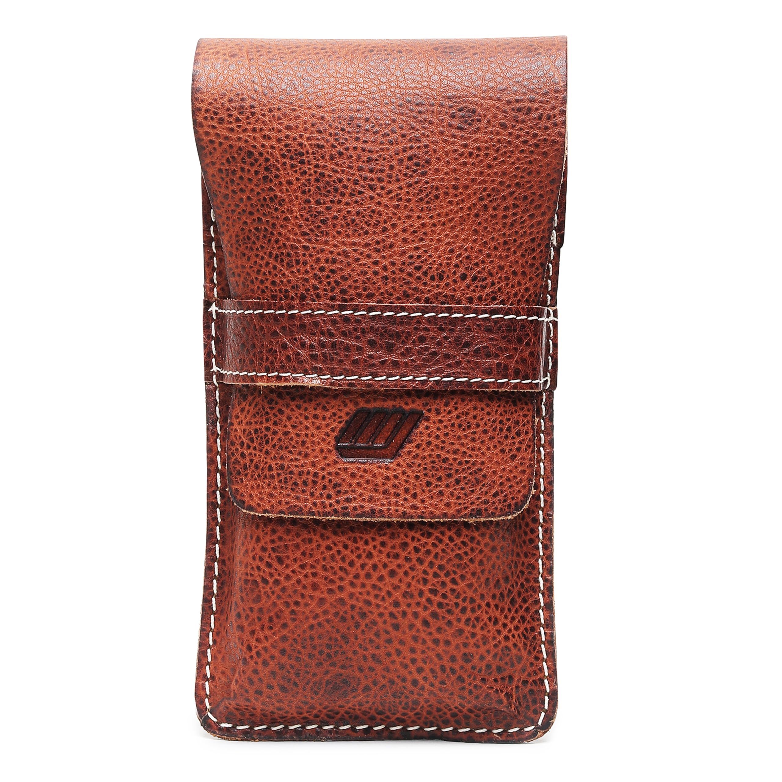 MINNIE & JONES® Handmade Full Grain Leather Sunglass Case | Luxury Spectacle Case | Specs Case for Men & Women | Premium Leather Eyewear Cover, Sunglasses Pouch, Travel Glasses Holder