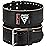 RDX Weight Lifting Belt for Men Women, IPL USPA Approved, 6mm Thick 100% Leather, 4 Powerlifting Back Support, Squat Deadlift Bodybuilding Exercise Fitness Gym Workout Strength Training up to 700 LBS