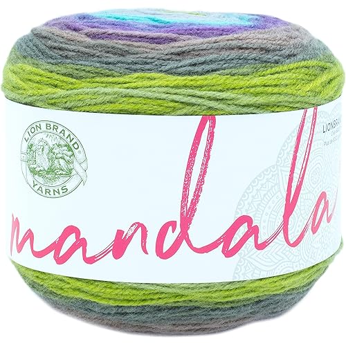 (1 Skein) Lion Brand Yarn Mandala Yarn, Ghidorah