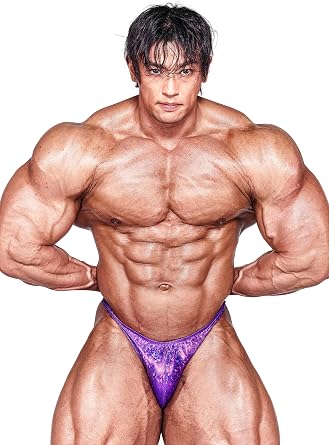 FIED Bodybuilding Posing Trunks Handmade in Korea, Competition-Ready - HOLOGRAM