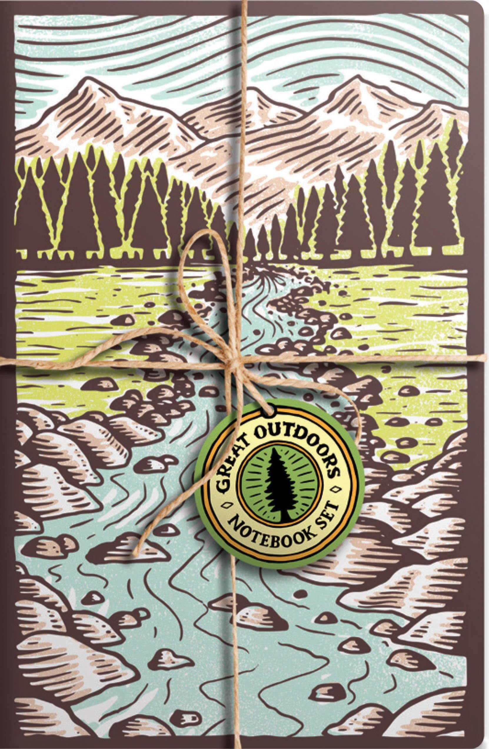 Great Outdoors Notebook Set: (Nature Notebooks, Books About The Outdoors)