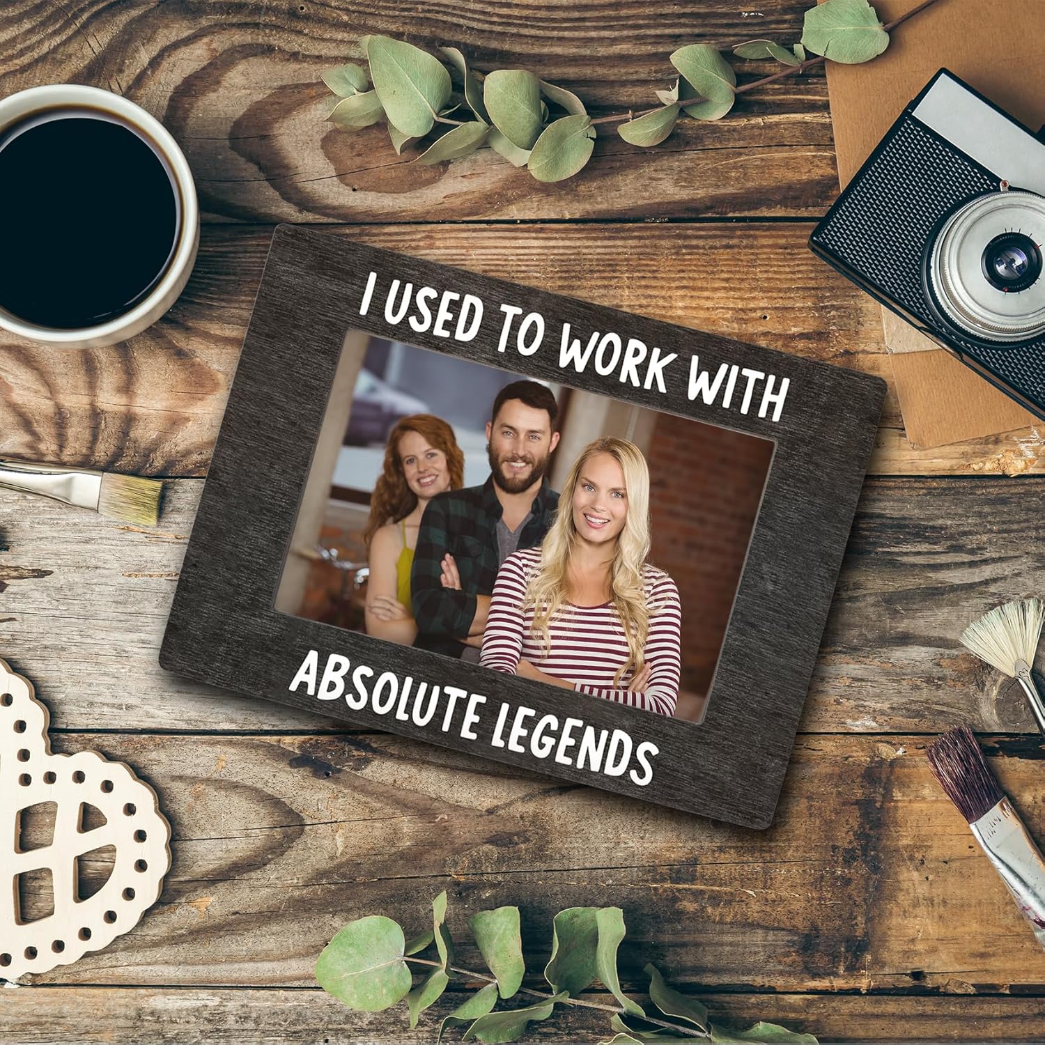 Retirement 4x6 Picture Frame, I Used to Work with Absolute Legends Photo Frame, Retirement Gifts for Men Women Coworkers, Retired Farewell Picture Photo Frames for Desk Decor - Image 6