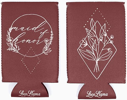 Miniatura 7 de Enfriador de latas delgado de dama de honor (1) - Propuesta de dama de honor y regalos del día de la boda - Decoraciones de despedida de soltera -