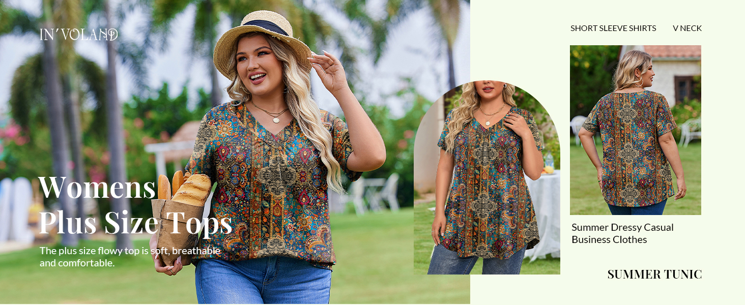 womens plus size dress tops Plus-Size for Women Machine wash Plus Size Dressy Tops |