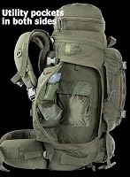 BACKFERRY Nagy Katonai Hátizsák 80L - Taktikai Túrazsák Terepszínű Kivitelben - Kemping, Túrázás, Bushcraft Kalandokhoz - Unisex Hátizsák 9