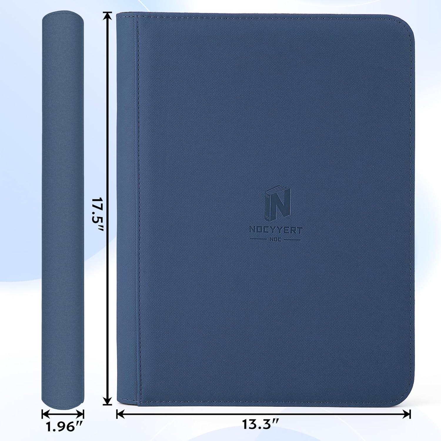 1000+ Pockets Premium Trading Card Binder, 16 Pockets Trading Card Binder Ringless Side Loading Trading,Card Holder Folders for MTG, TCG, Game Cards & Sports Cards(Blue)