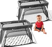 Vista 57 de Las sábanas bajeras de colchón 100% algodón orgánico se ajustan y son compatibles con Graco Pack n Play, Babyletto, Pamo Babe, Baby Trend y muchos