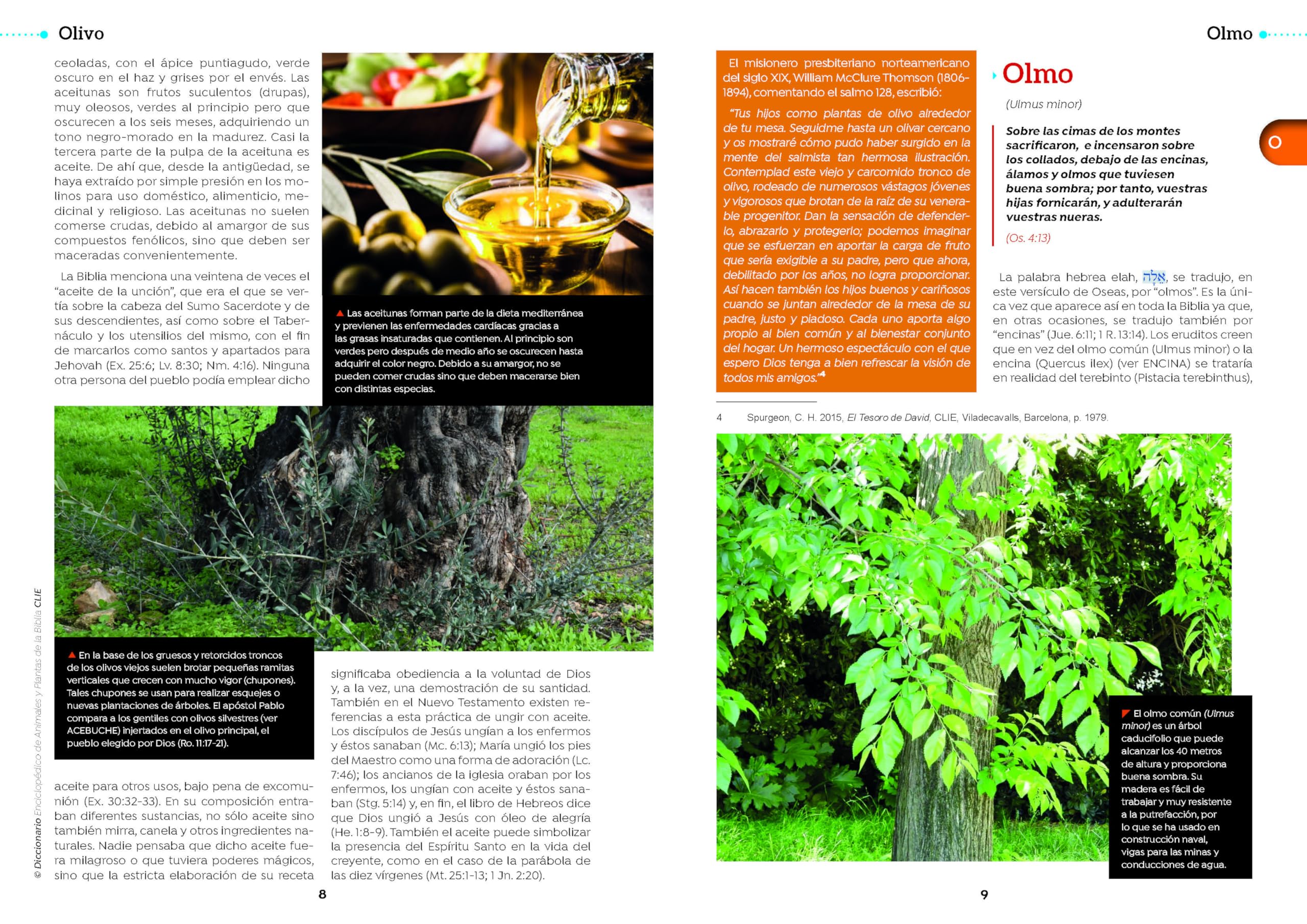 Diccionario Enciclopédico de Animales y Plantas de la Biblia