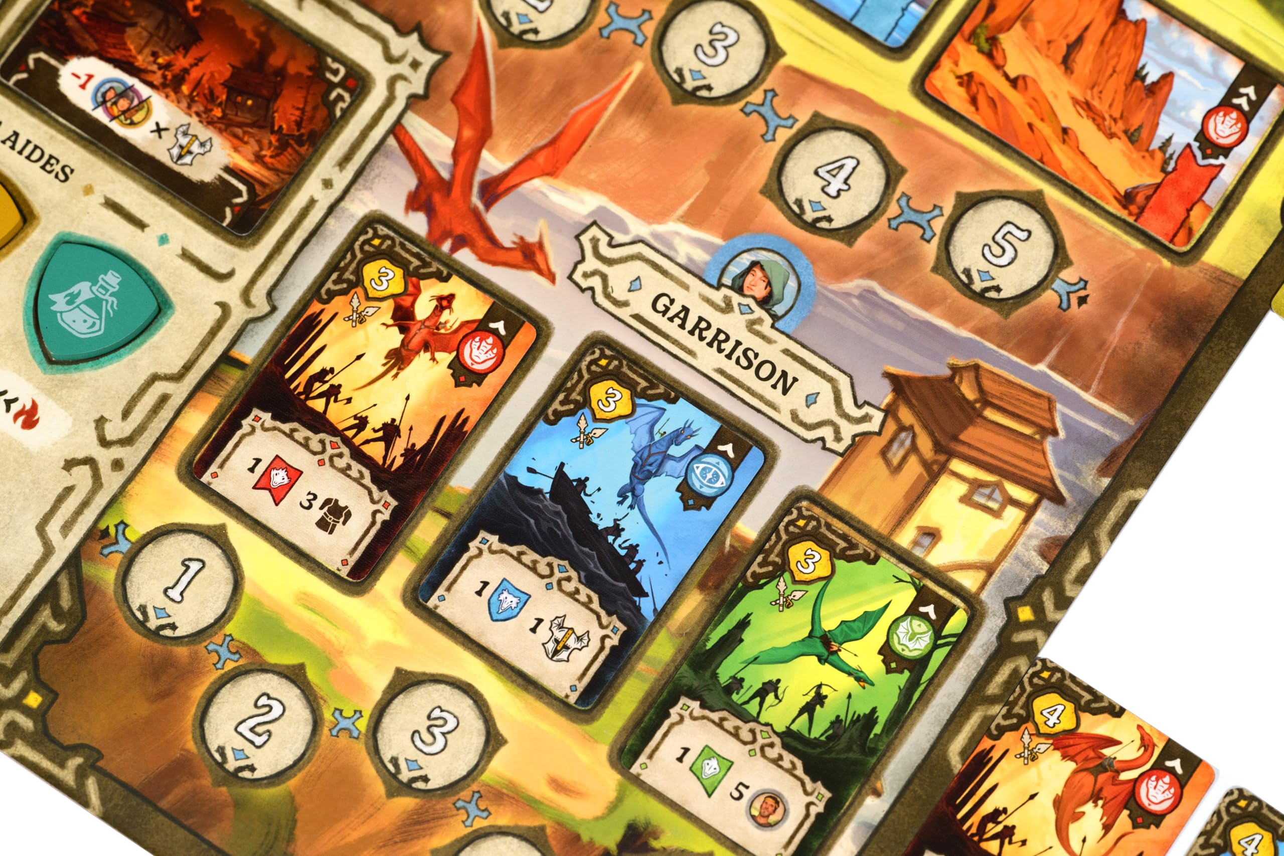 Mindclash Games Emberheart – Mittelschweres Worker Placement & Dragon Rescue Strategie-Brettspiel, 2–4 Spieler, 60–90 Minuten Spielzeit, Fantasy-Strategie-Abenteuer