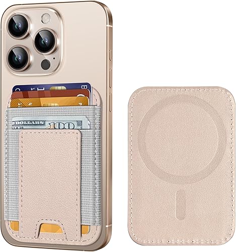 Miniatura 42 de ExtreLife Magsafe Wallet, cartera magnética más fuerte para iPhone 17/16/15/14/13/12, para tarjetero Magsafe con 2 ranuras para tarjetas, bloqueo