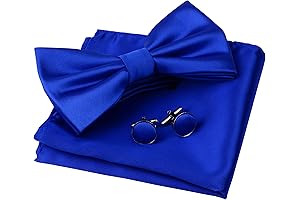 Sophisticated Blue Bowtie Ensemble for Men