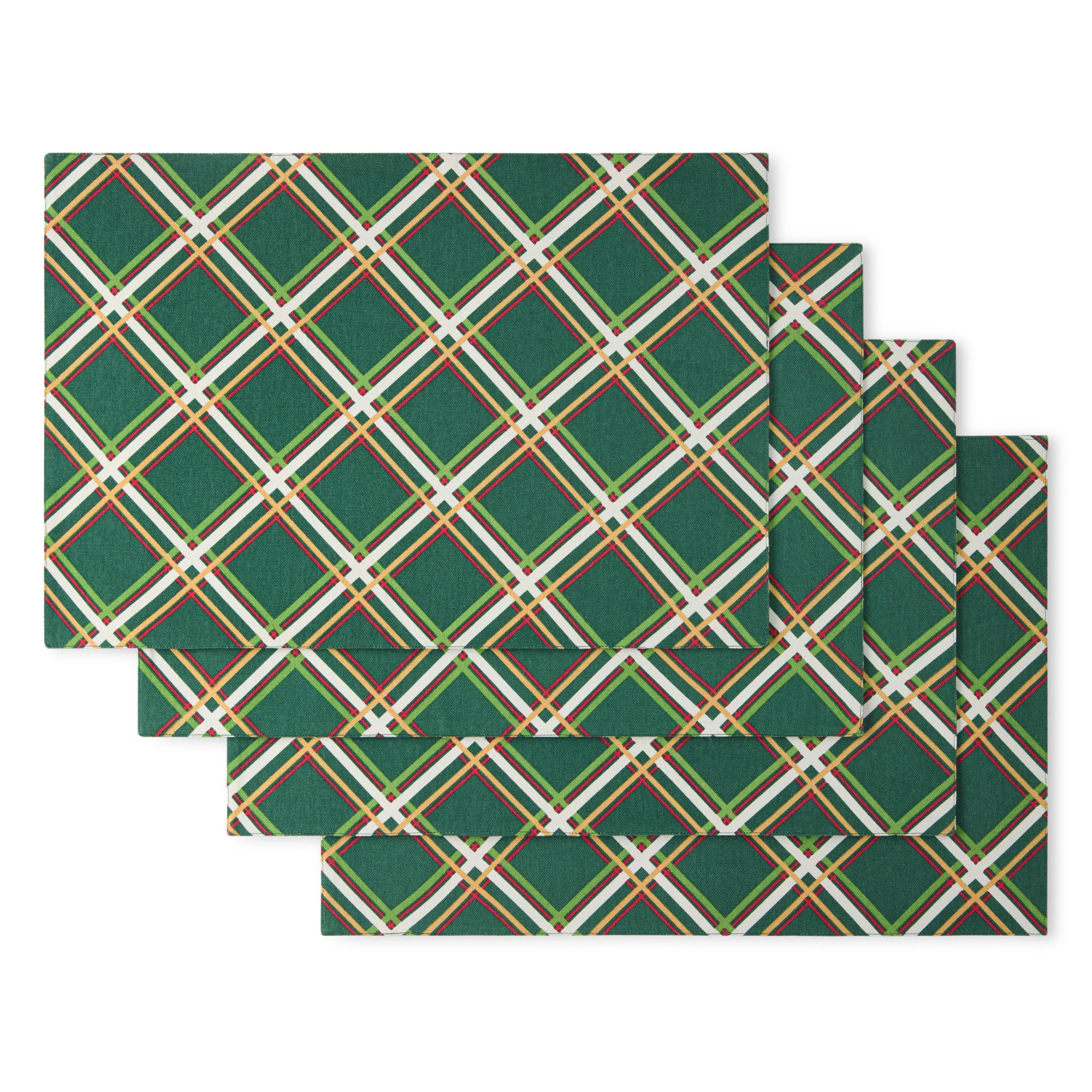 Sets de table en coton haut de gamme Kate Spade New York motif Acrobat