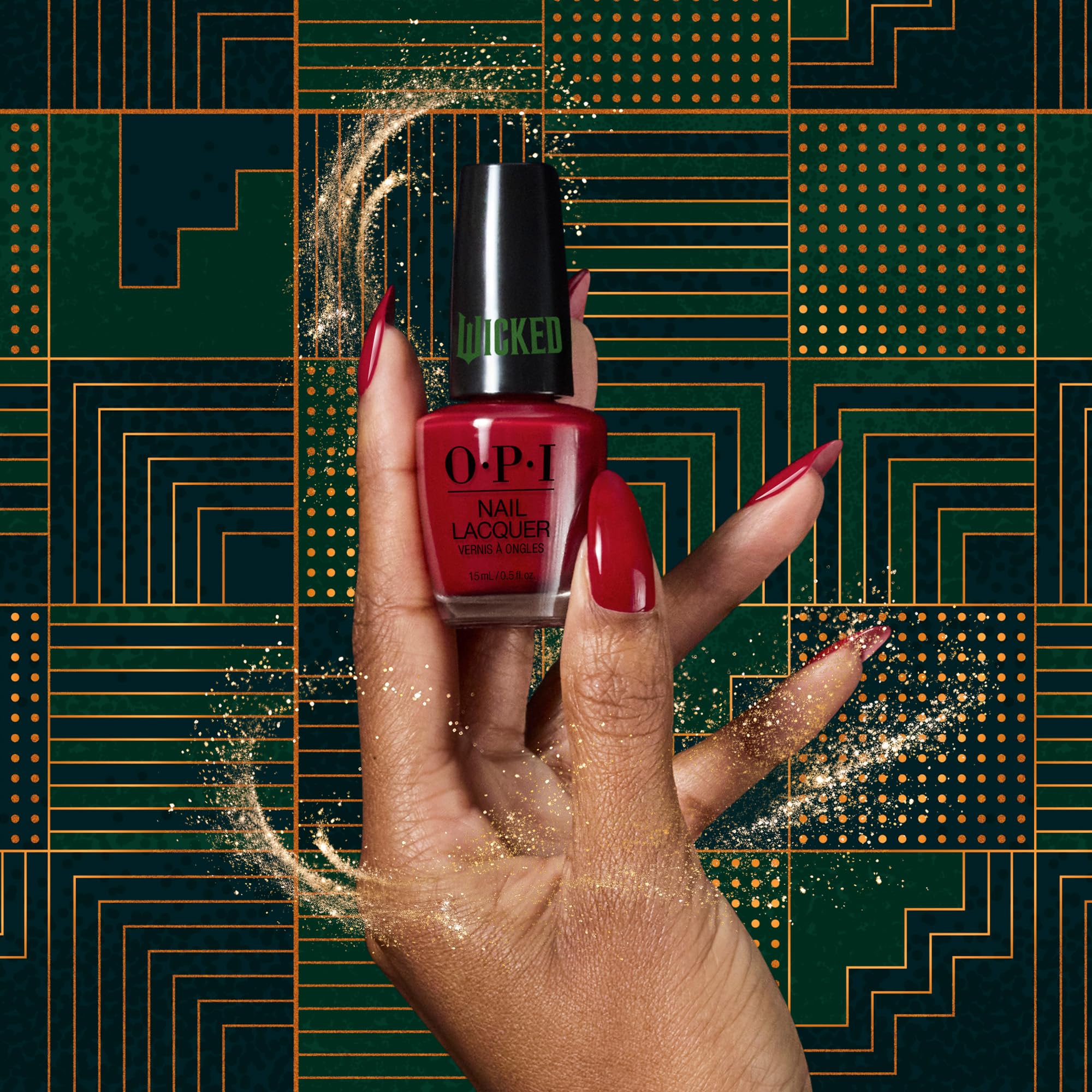 OPI Nail Lacquer, Red Nail Polish, Up to 7 Days of Wear, Chip