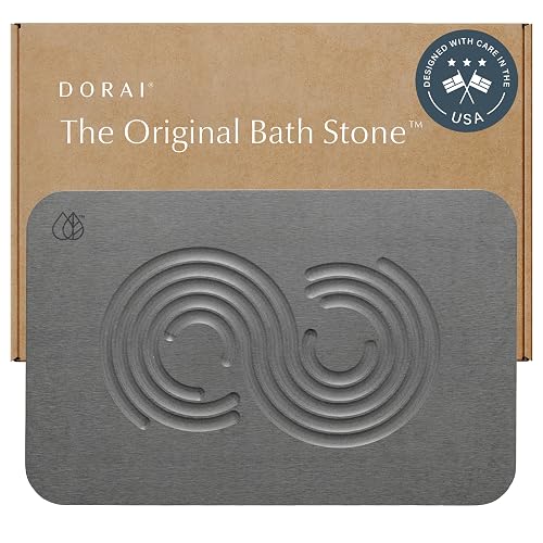 Dorai Home Stone Bath Mat - Premium Diatomaceous Earth Bath