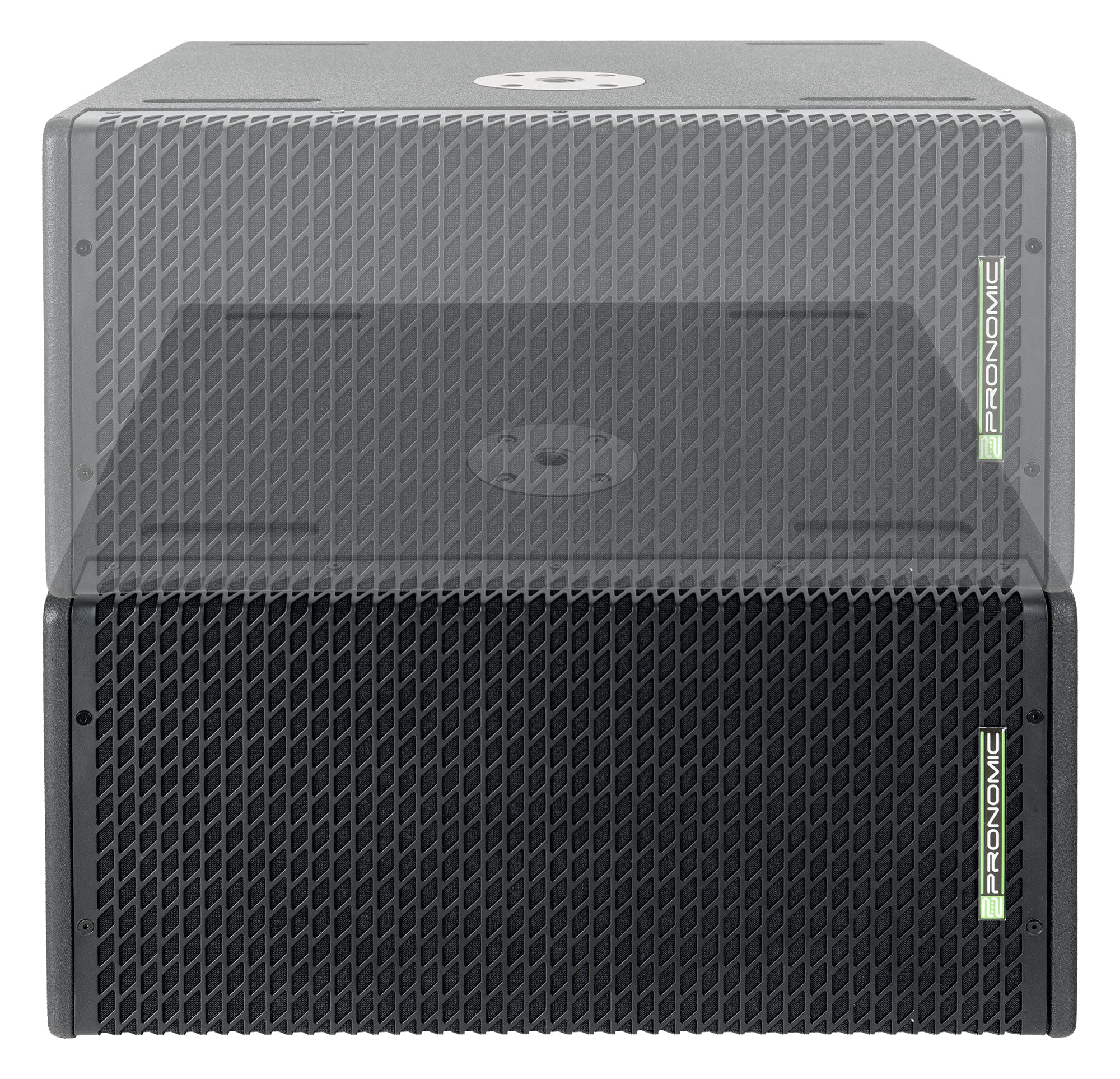 Pronomic V-Array Compact-Twin Set, Subwoofer 208, Équipement: 2X woofer 8" | DSP: processeur DSP 96 kHz, 48 bits, Récepteur Bluetooth® 4.2, Presets DSP: FLAT, LIVE1, LIVE2, 2x sortie ligne XLR, 1 kg