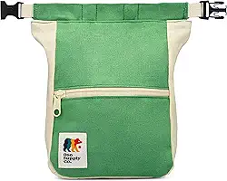 Balde de rocha Kulshan, bolsa de giz de tamanho grande para escalada, pote de giz com fecho magnético, alça de escova, bolsos com zíper para alpinistas