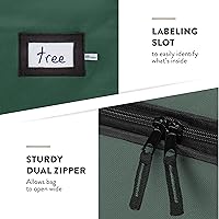 Vista 7 de ZOBER 600D Oxford Fabric Rolling Christmas Tree Storage Bag - Fits 7.5 Ft Artificial Trees - Waterproof Christmas Tree Bag For Storage Box For Xmas