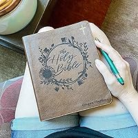 Vista 2 de Hand Lettered and Laser Engraved NIV Journaling Bible, Personalized Gift, Custom Name Engraving Available